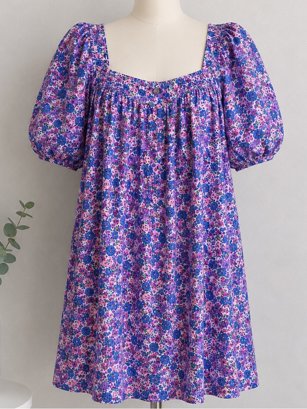 Vineyard Vines Pink and Blue Floral Top